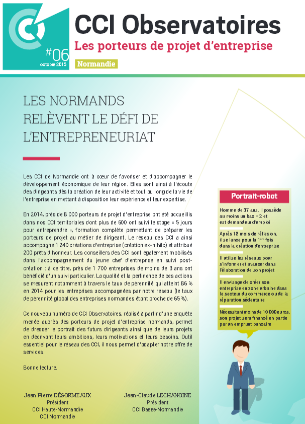 cci observatoires les porteurs de projet d'entreprise
